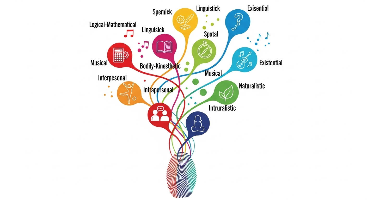 Multiple intelligences diagram